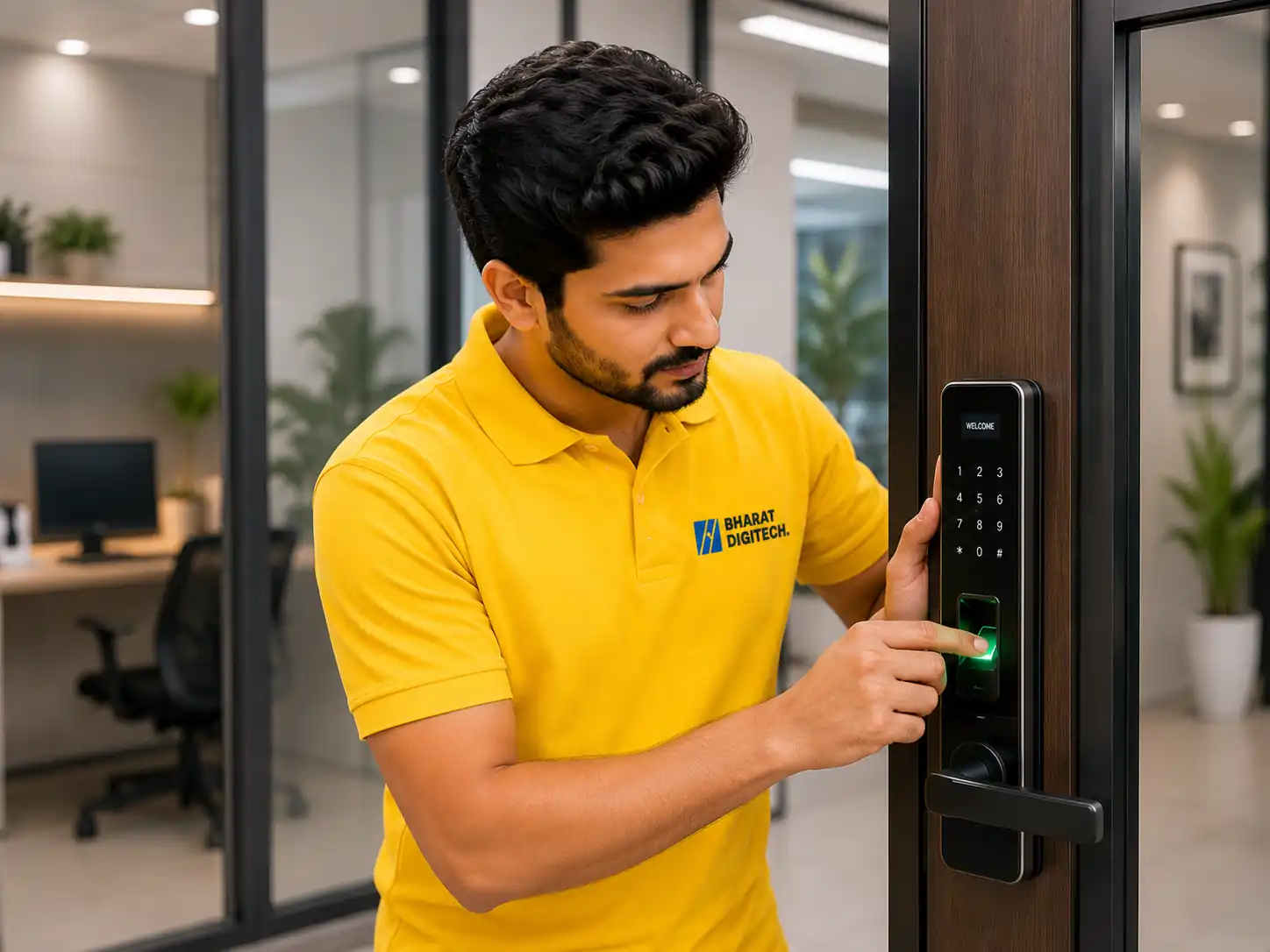 Biometric Lock System support by Bharat Digitech